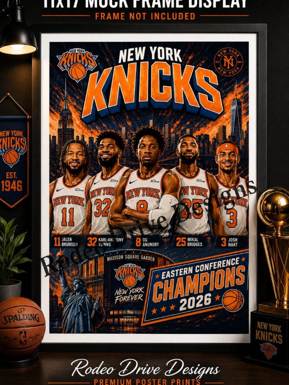 Knicks Eastern Champions 11x17 Poster